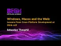 Windows Macos the Web Lessons From Cross-Platform Development at think-cell - Sebastian Theophil