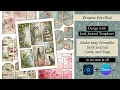Design with Junk Journal Templates DIY Printable Junk Journal Cards and Tags - in no time at all