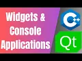 Console And Widgets Applications In QT C GUI Qt C Tutorial