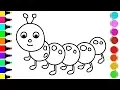 INSECTS Drawing And Coloring For KIDS INSECTS Coloring s KIDS Learn Color