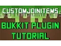 CustomJoinItems Bukkit Plugin How to Use 1 11
