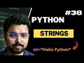 38 Strings in Python Python for Beginners in Hindi Full Course