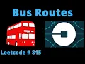 UBER S INTERVIEW QUESTION BUS ROUTES PYTHON BFS SOLUTION