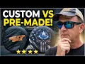 Custom Jeep Tire Cover Review Premade vs Custom Logo Tire Cover for Jeep Wrangler JKU