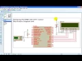 Interfacing PIC16F887 with DHT11 sensor Proteus simulation
