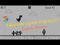 Game Tutorial - Project Dinosaurs Game