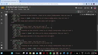 Code lab 1 Vending machine Assessment