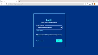 Multi Step Login Form HTML CSS Javascript Website project