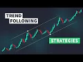 Algo Trading Strategies Trend Following 2 Strategies Results