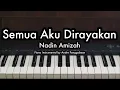 Semua Aku Dirayakan - Nadin Amizah | Piano Karaoke by Andre Panggabean
