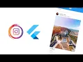 Instagram style post UI FLUTTER UI example code