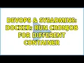 DevOps SysAdmins Docker Run Cronjob for different Container 4 Solutions
