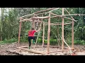 Download Lagu Solo camping with rain in the forest, Woman survival alone in deep forest, , wild life, asmr