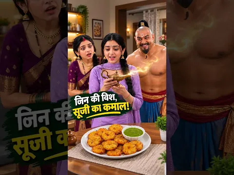 पुराने चिराग से निकला असली जिन 😱🪔 लेकिन विश पूरी करने से पहले मांग ली एक अजीब फरमाइश! 😋✨
