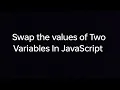 JavaScript Code to Swap The Values Of Two Variables Class 12 NEB Computer Science