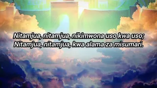 Kazi Yangu Ikiisha Tenzi 102 Instrumental Beat With Lyrics 