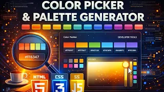 Create a Color Picker Palette Generator HTML CSS JavaScript Project Developer Shaurya