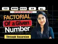 Find Factorial of a Number in C Using Recursion Full Detailed Explanation