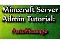 Minecraft Admin How-To AutoMessage