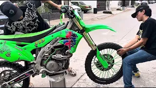DESTRUI LA KAWASAKI DEL ELEVIER Y ASI REACCIONA|| EL CHORE SALADO