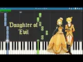 Download Lagu Daughter of Evil [Kagamine Rin and Len] Synthesia Piano Tutorial