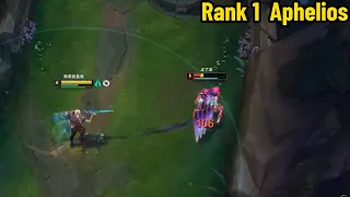 Rank 1 Aphelios How This Guy DOMINATING High Elo