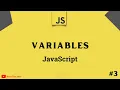 Variables in JavaScript - JavaScript tutorial 2022 part 3