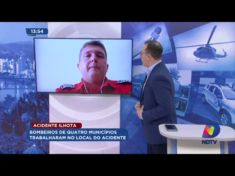 Acidente Ilhota: Comandante dos Bombeiros fala sobre acidente na BR-470
