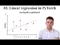 03 PyTorch tutorial - How to create a linear regression model in PyTorch