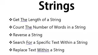 Strings in php Tamil