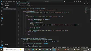 Python Asyncio with Semaphore