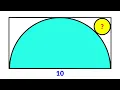 90 Students Failed to Find the Area of the Circle