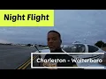 Solo night flight to Walterboro Lowcountry Regional Airport