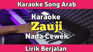 Download Karaoke - Zauji Nada Cewek Lirik Berjalan | Song Arab MP3