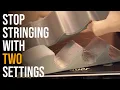 Creality Ender 3 V2 - Stop Stringing Improve Print Quality Time With These Two Settings