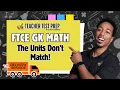 FTCE General Knowledge Math Real-World Measurement Problems Units Conversions