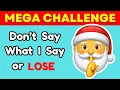 Avoid Saying The Same Thing As Me | Christmas Edition | WhizQuizz