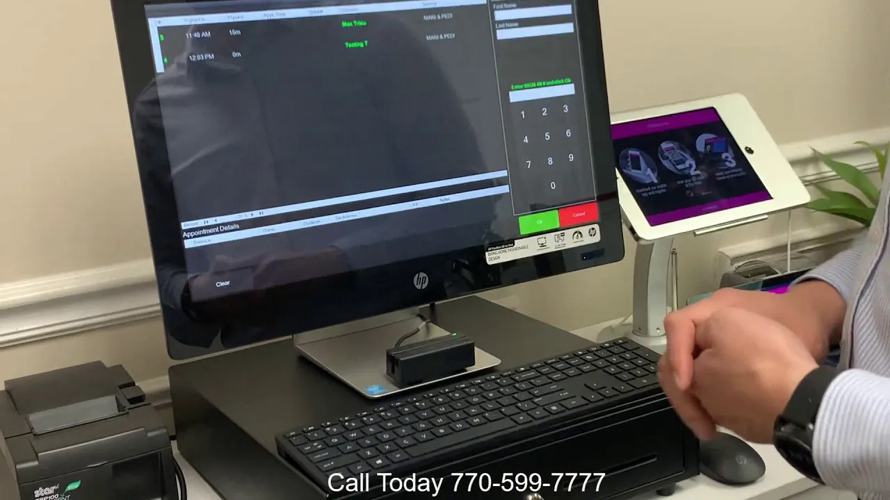 Outline Video PRO Salon POS and Sign In Tieng Viet