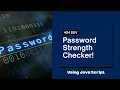 Password Strength Checker Using Html Css and Js 404 Dev