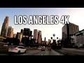 Los Angeles at Sunset and Night Time Driving ASMR 4K Relaxing Driving