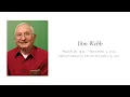 Don Webb Memorial Service