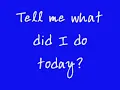 what did i do today - dawud wharnsby ali with lyrics