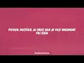 Hoshi - Bonjour docteur (Lyrics)
