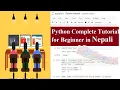 Learn python in one Python complete tutorial in Nepali Python is very easy to learn