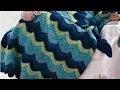 Easy Crochet Ocean Waves Blanket Pattern
