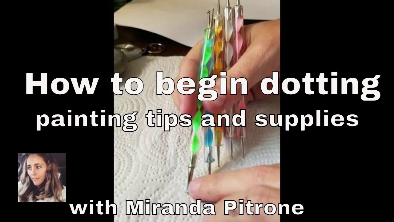 How to Paint Beginner Dot Mandala Painting ~ Dotting ~Supplies and basic tips ~ Mandala on Canvas