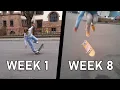 Download Lagu MY 2 MONTH SKATEBOARDING PROGRESSION (from nothing to bigspins, etc.)