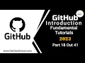 Github Introduction Fundamental Tutorials 2023 - Part 18 Out 41