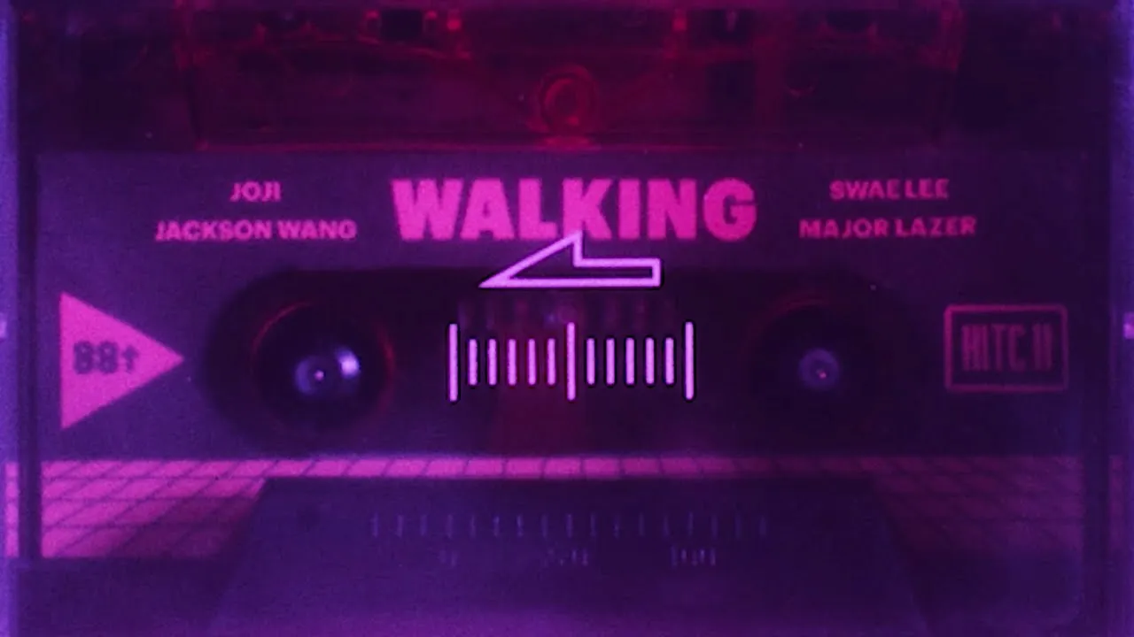 Joji & Jackson Wang - Walking ft. Swae Lee & Major Lazer (Lyric Video)