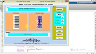 Barcode Reader Using Image Processing Matlab Project Code